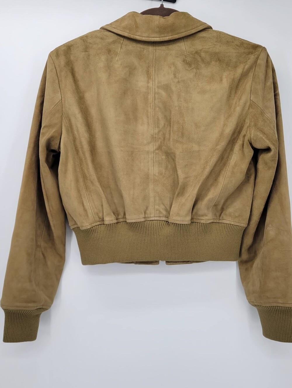 J Crew Collection cropped flight jacket in suede CN080 Size XXS NEW $698 - Picture 5 of 8